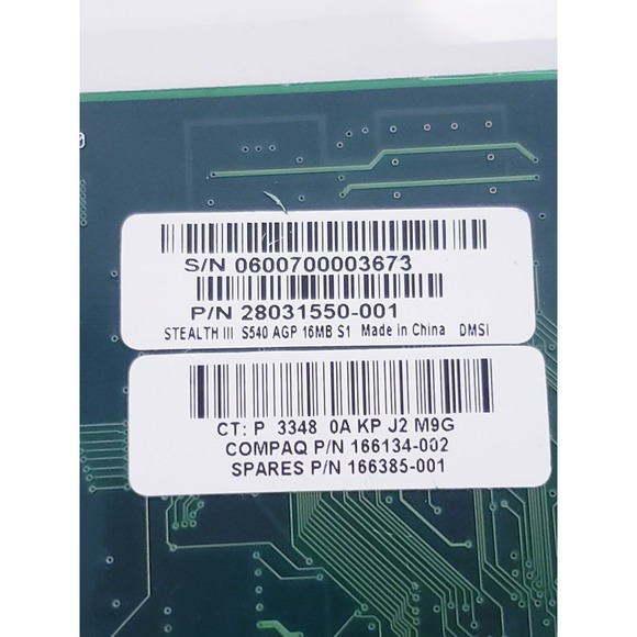 Diamond Stealth III S540 S3 Savage 4 AGP 16MB VGA GPU 2203545-001 - Picture 6 of 6